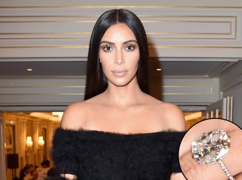 Kim Kardashian Spotted Without Her Engagement Ring In Rare Post-robbery Appearance